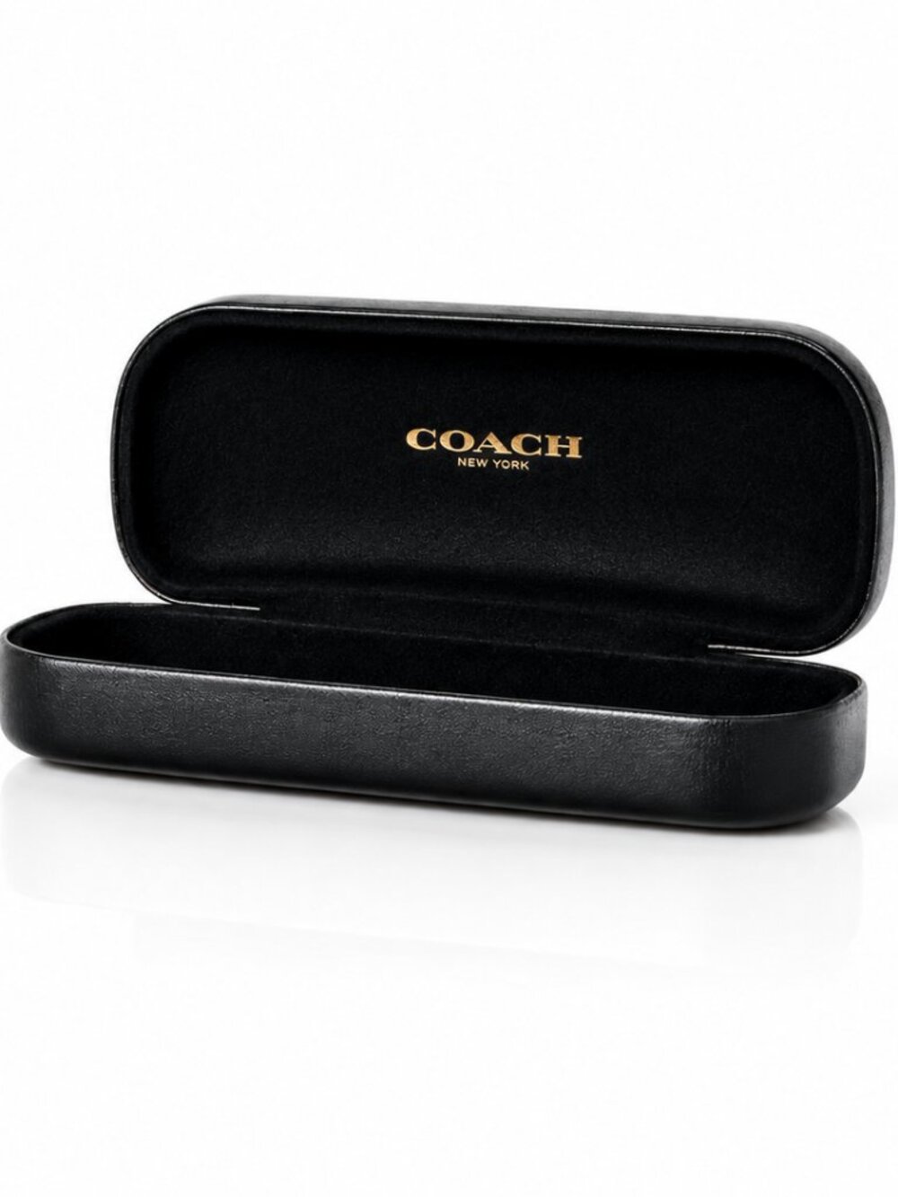 COACH Sunglasses Eyeglass Case Hard Clamshell Black